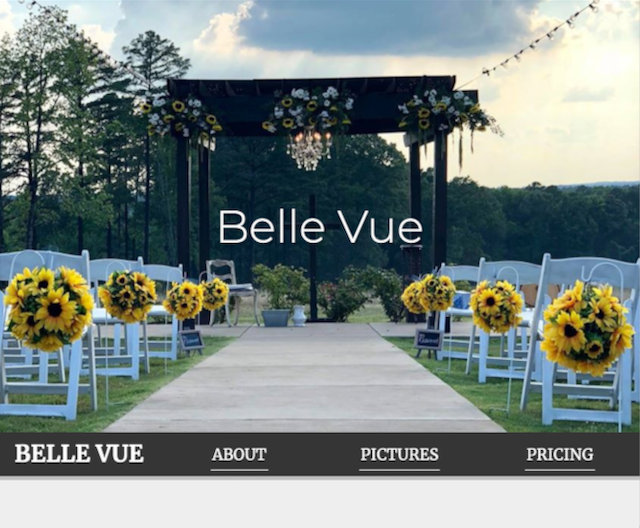 Belle Vue website screenshot